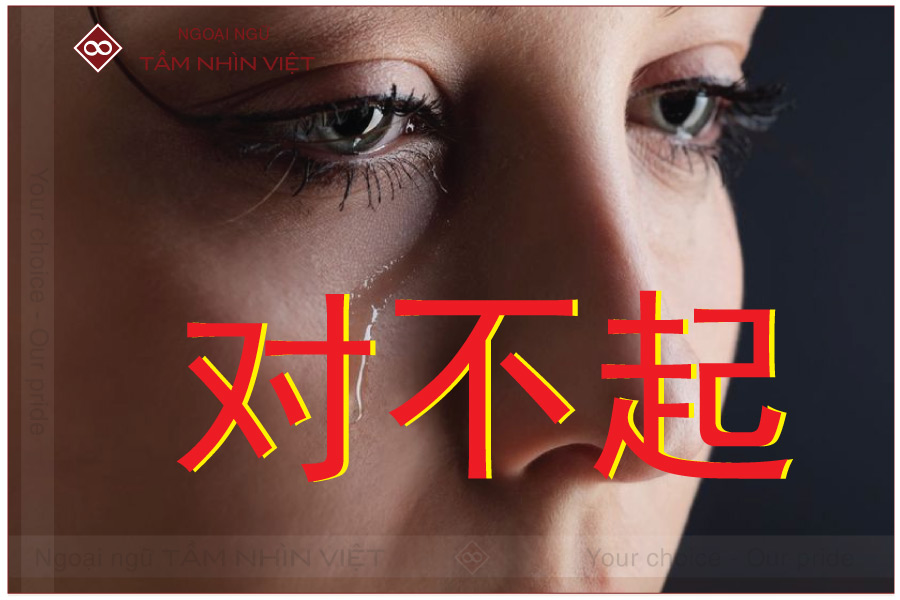 Nói xin lỗi bằng tiếng Trung