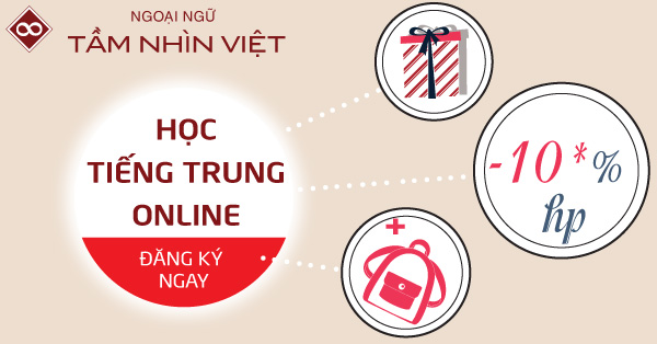 Đăng ký học tiếng Trung online tại VVS